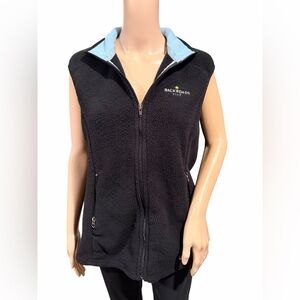 Patagonia Synchilla Vest Womens Black Fleece Full Zip outdoor classic Size XL